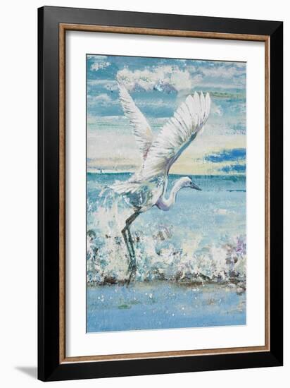 Great Blue Egret I-Patricia Pinto-Framed Art Print