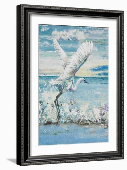 Great Blue Egret I-Patricia Pinto-Framed Art Print