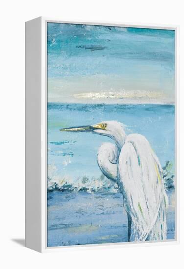 Great Blue Egret II-Patricia Pinto-Framed Stretched Canvas