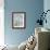 Great Blue Heron Gaze-Eva Watts-Framed Art Print displayed on a wall