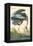 Great Blue Heron-John James Audubon-Framed Stretched Canvas