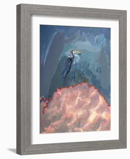 Great Blue Heron-David Alan Redpath Michie-Framed Giclee Print