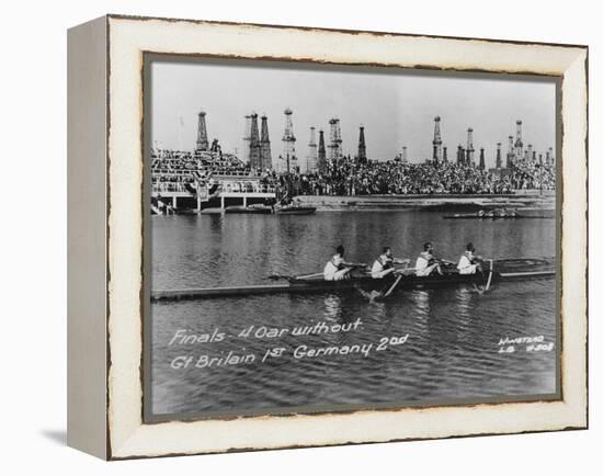 Great Britain, Gold Medallists in the Coxless Fours at the 1932 Los Angeles Olympic Games-German photographer-Framed Premier Image Canvas