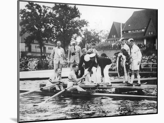 Great Britain, Gold Medallists in the Double Sculls at the 1936 Berlin Olympic Games, 1936-German photographer-Mounted Photographic Print