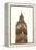 Great Britain, London, Big Ben, tower, landmark, town-Nora Frei-Framed Premier Image Canvas