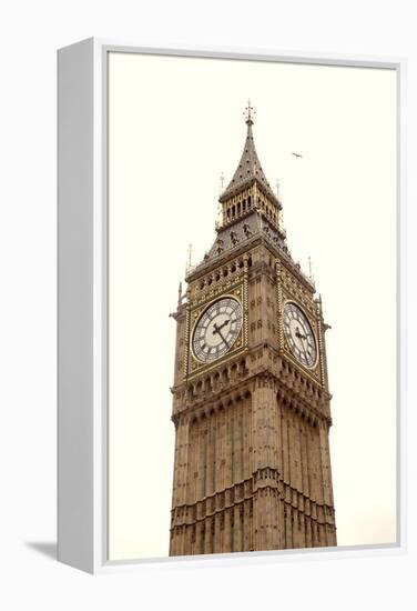 Great Britain, London, Big Ben, tower, landmark, town-Nora Frei-Framed Premier Image Canvas