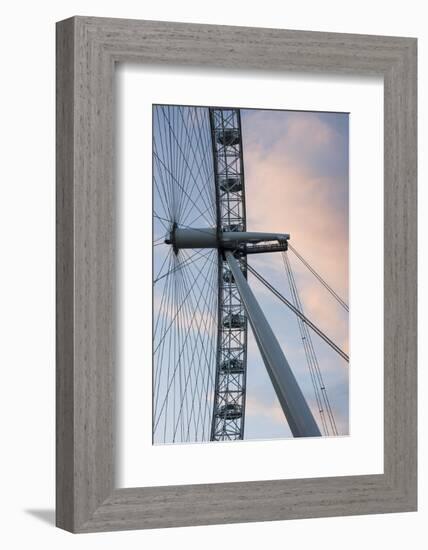 Great Britain, London. Close-up of London Eye Ferris Wheel-Bill Young-Framed Photographic Print