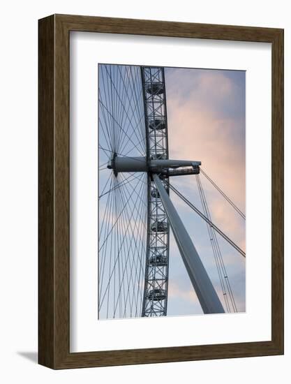 Great Britain, London. Close-up of London Eye Ferris Wheel-Bill Young-Framed Photographic Print