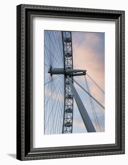 Great Britain, London. Close-up of London Eye Ferris Wheel-Bill Young-Framed Photographic Print