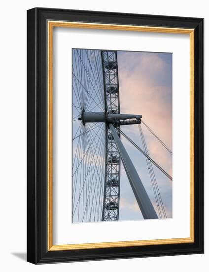 Great Britain, London. Close-up of London Eye Ferris Wheel-Bill Young-Framed Photographic Print