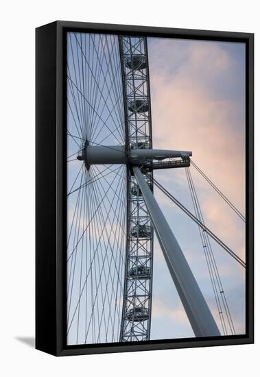 Great Britain, London. Close-up of London Eye Ferris Wheel-Bill Young-Framed Premier Image Canvas