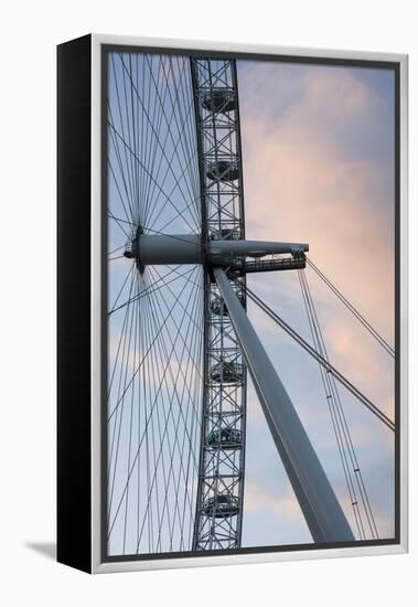 Great Britain, London. Close-up of London Eye Ferris Wheel-Bill Young-Framed Premier Image Canvas