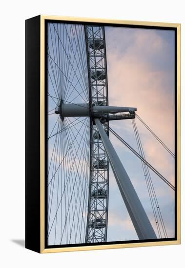 Great Britain, London. Close-up of London Eye Ferris Wheel-Bill Young-Framed Premier Image Canvas