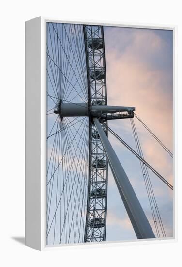 Great Britain, London. Close-up of London Eye Ferris Wheel-Bill Young-Framed Premier Image Canvas