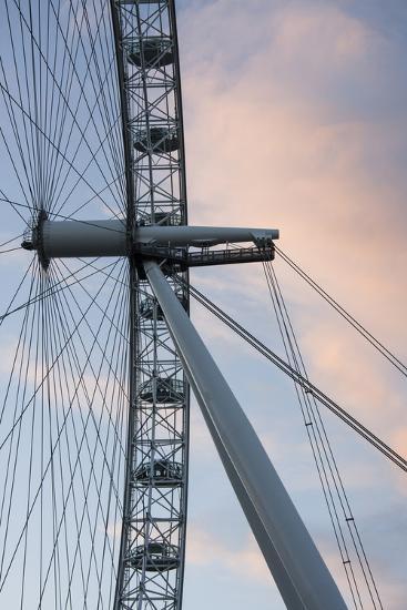 Great Britain London Close Up Of London Eye Ferris Wheel