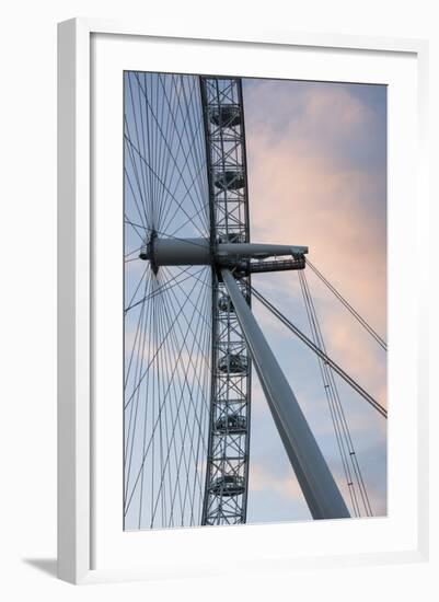 Great Britain, London. Close-up of London Eye Ferris Wheel-Bill Young-Framed Photographic Print