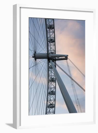 Great Britain, London. Close-up of London Eye Ferris Wheel-Bill Young-Framed Photographic Print