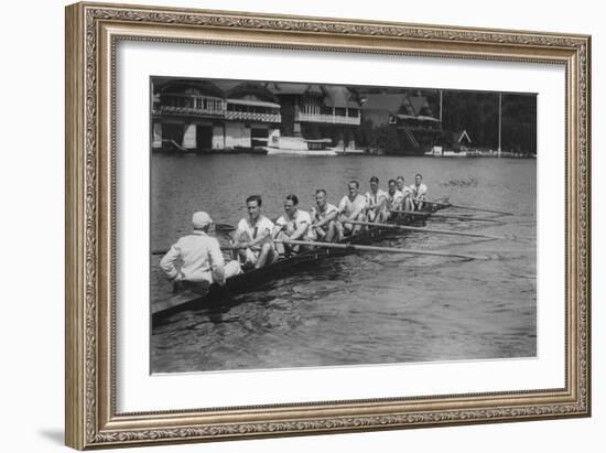 Great Britain, Silver Medallists in the Eights at the 1928 Amsterdam Olympi-Bushells of Henley-Framed Photographic Print