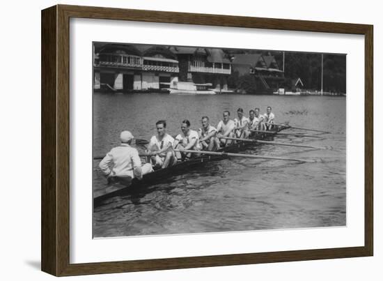 Great Britain, Silver Medallists in the Eights at the 1928 Amsterdam Olympi-Bushells of Henley-Framed Photographic Print