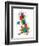 Great Britain UK Map Paint Splashes-Michael Tompsett-Framed Art Print