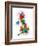 Great Britain UK Map Paint Splashes-Michael Tompsett-Framed Art Print