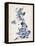 Great Britain UK Watercolor Map-Michael Tompsett-Framed Stretched Canvas