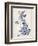 Great Britain UK Watercolor Map-Michael Tompsett-Framed Art Print