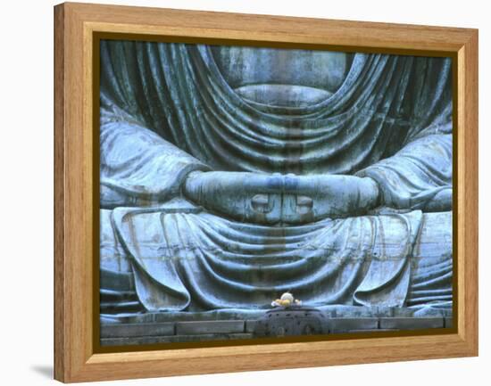 Great Buddha Detail, Kotokuji Temple, Kamakura, Japan-Rob Tilley-Framed Premier Image Canvas