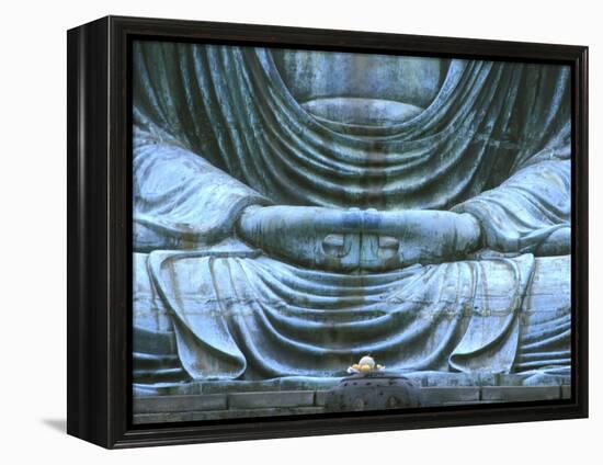 Great Buddha Detail, Kotokuji Temple, Kamakura, Japan-Rob Tilley-Framed Premier Image Canvas