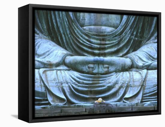 Great Buddha Detail, Kotokuji Temple, Kamakura, Japan-Rob Tilley-Framed Premier Image Canvas