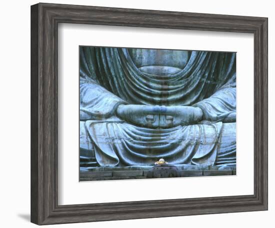 Great Buddha Detail, Kotokuji Temple, Kamakura, Japan-Rob Tilley-Framed Photographic Print