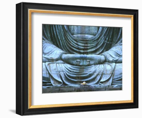 Great Buddha Detail, Kotokuji Temple, Kamakura, Japan-Rob Tilley-Framed Photographic Print