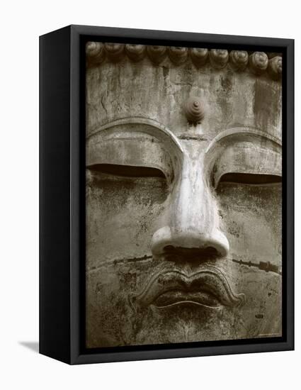 Great Buddha Statue, Kamakura, Daibutsu, Kanto, Japan-Steve Vidler-Framed Premier Image Canvas