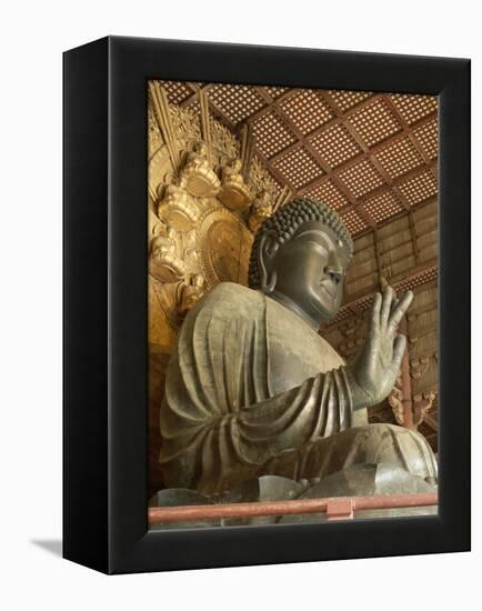 Great Buddha Vairocana (Daibutsu), Todaiji Temple, Nara, Honshu, Japan-null-Framed Premier Image Canvas