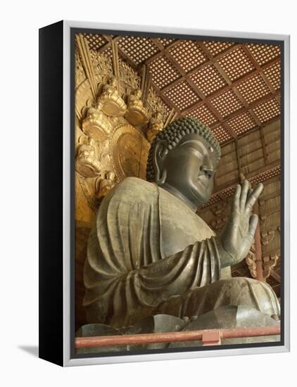 Great Buddha Vairocana (Daibutsu), Todaiji Temple, Nara, Honshu, Japan-null-Framed Premier Image Canvas