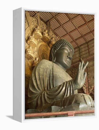 Great Buddha Vairocana (Daibutsu), Todaiji Temple, Nara, Honshu, Japan-null-Framed Premier Image Canvas