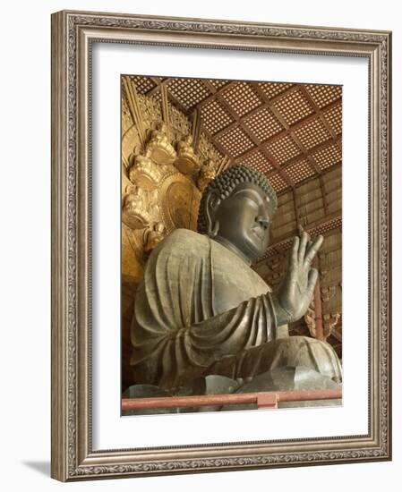 Great Buddha Vairocana (Daibutsu), Todaiji Temple, Nara, Honshu, Japan-null-Framed Photographic Print