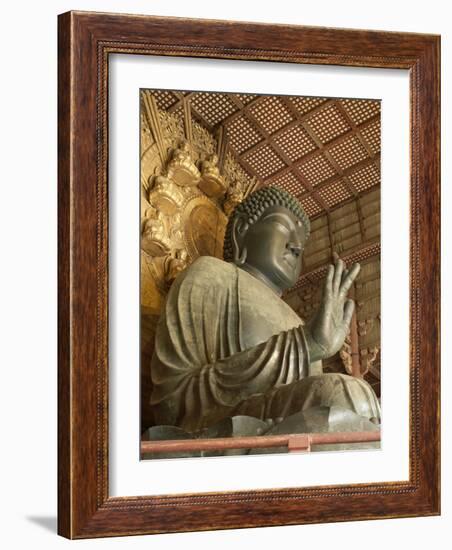 Great Buddha Vairocana (Daibutsu), Todaiji Temple, Nara, Honshu, Japan-null-Framed Photographic Print