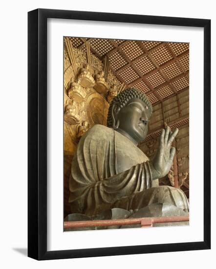 Great Buddha Vairocana (Daibutsu), Todaiji Temple, Nara, Honshu, Japan-null-Framed Photographic Print