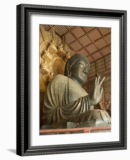 Great Buddha Vairocana (Daibutsu), Todaiji Temple, Nara, Honshu, Japan-null-Framed Photographic Print