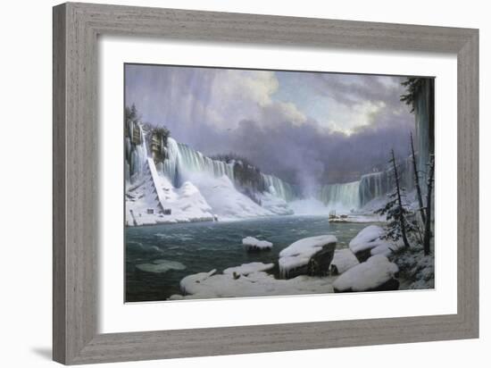 Great Cataract at Niagara-Hippolyte Victor Valentin Sebron-Framed Giclee Print