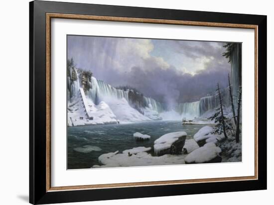 Great Cataract at Niagara-Hippolyte Victor Valentin Sebron-Framed Giclee Print