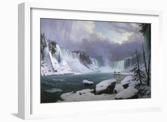 Great Cataract at Niagara-Hippolyte Victor Valentin Sebron-Framed Giclee Print