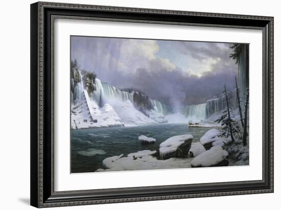 Great Cataract at Niagara-Hippolyte Victor Valentin Sebron-Framed Giclee Print