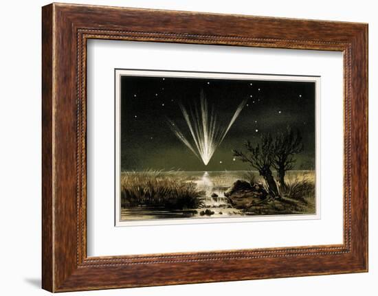 Great Comet of 1861, Artwork-Detlev Van Ravenswaay-Framed Photographic Print