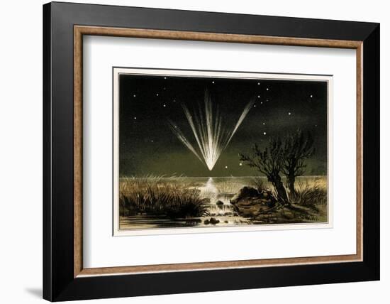 Great Comet of 1861, Artwork-Detlev Van Ravenswaay-Framed Photographic Print