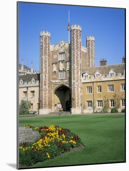 Great Court and Great Gate, Trinity College, Cambridge, Cambridgeshire, England-David Hunter-Mounted Photographic Print