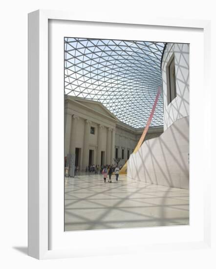 Great Court, British Museum, London, England, United Kingdom-Charles Bowman-Framed Photographic Print