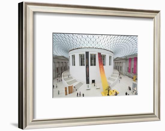 Great Court, British Museum, London, England, United Kingdom-Charles Bowman-Framed Photographic Print