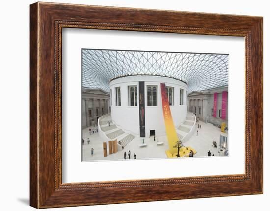 Great Court, British Museum, London, England, United Kingdom-Charles Bowman-Framed Photographic Print